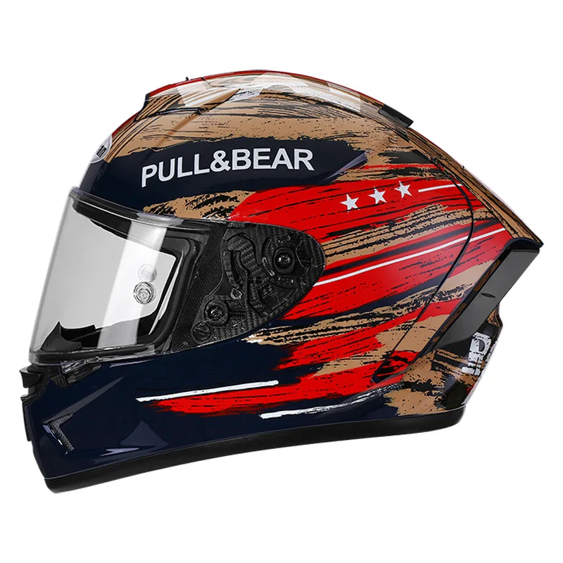 Full Face Motorcycle Helmet With Bluetooth - Helm Off-road Berkualitas Tinggi Model Terbaru