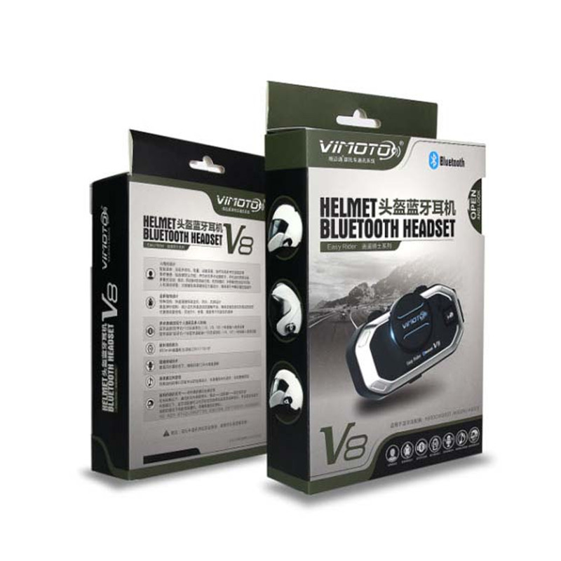 Vimoto V8 Headset Helm Sepeda  - Universal Motorcycle Helmet Intercom Headset ulasan dan harga