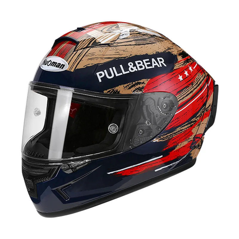Helm Off-road Berkualitas Ting - Full Face Motorcycle Helmet With Bluetooth ulasan dan harga